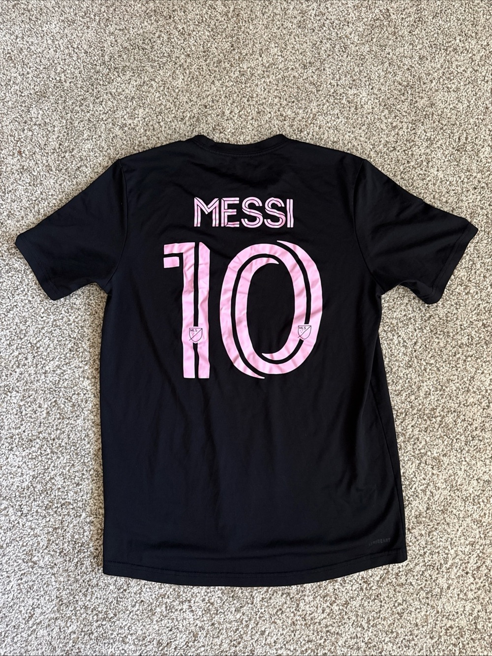 adidas Inter Miami CF Messi #10 Black Pink MLS Soccer Jersey